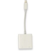Resim APR22 Iphone Otg 2in1 - Beyaz 