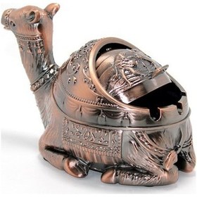 Resim Metal Deve Figürlü Küllük Renkli 