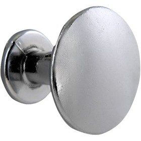 Resim Erkul Düz 281 Krom Düğme Kulp 