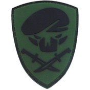 Resim SİNGLE SWORD 3d Silikon Komando Kol Arması Haki 