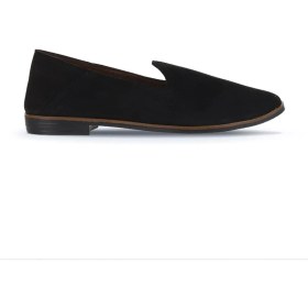 Resim Bueno Shoes Siyah Nubuk Kadın Babet 01WD3505 01WD3505 