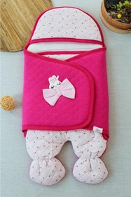 Resim Kundak Double Face Kız Bebek Ayaklı Pembe Ps9861, 2 -knd 45044 