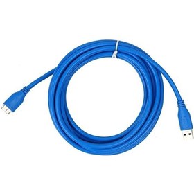 Resim 3 Metre USB 3.0 Taşınabilir HDD Harddisk Data & Güç Veri Kablosu 