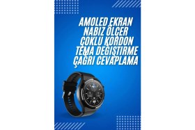 Resim 2025 Model Yeni Nesil Gps Uyumlu Uyku Takibi ve Sağlık Takibi Spor Modları Midastech 