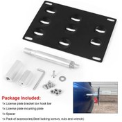 Resim Scion Frs Subara Brz İçin Uygun Modifiye Edilmiş Araç Tamponu Römork Kancası Plaka Montaj Braketi 1482 