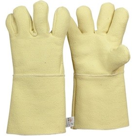 Resim Kevlar Beş Parmak 500 (C°) Yüksek Isıya Dayanıklı Eldiven 35 Cm 