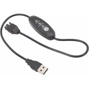 Resim Sones 50 Cm Usb'den Küçük 4 Pinli Güçlendirici Kabloya Ayarlanabilir Hızlı Usb'den 12v Kasa Fanı Kablosuna 