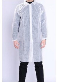 Resim Besni Ticaret Tek Kullanımlık Ziyaretçi Önlüğü Beyaz 25'li 