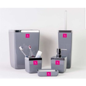 Resim Primanova Toskana M-SA03-07 Diş Fırçalık Gri 