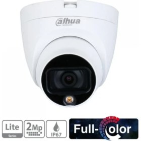 Resim Dahua HAC-HDW1209TLQ-LED-0280B 2MP 20 mt Gece Görüşü 2.8 mm Lens,Full Color 4 In 1 Dome Kamera 
