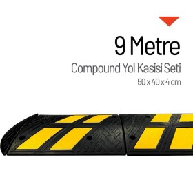 Resim İleri Trafik Compound Yol Kasisi Seti 9 Metre 
