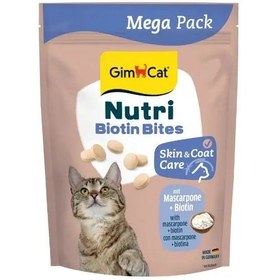 Resim Gimcat Nutri Biyotinli ve Mascarpone Peynirli Tablet Kedi Ödül Maması 1 Adet 425 Gr 