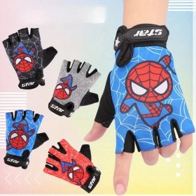 Resim Bga Çocuk Eldiveni Bisiklet Paten Spor Outdoor Kamp Eldiveni 