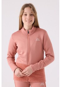 Resim Kappa Kız Çocuk Pembe Hırka Pembe 