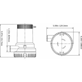 Resim Seaflo Sintine Pompası 2000 Gph 24V 