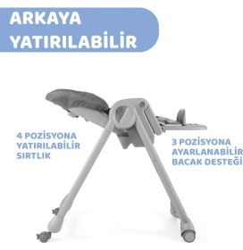 Resim Urfakent Mama Sandalyesi Dark Grey 