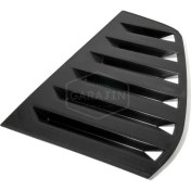 Resim Leader Golf 6 2008 - 2012 Için Uyumlu Kelebek Cam Kaplaması R Parlak Siyah Abs (Piano Black) 