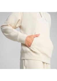 Resim Puma Ess Scrıpt Comfort Kadın Kapüşonlu Sweatshırt 684983 87 BEYAZ Beyaz 