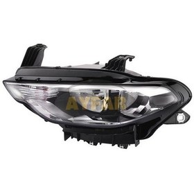 Resim Ayfar Far Motorlu Siyah Çerçeveli Sol Fıat Egea 15 52145166-52113625 