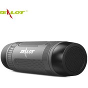 Resim Ranyeek Taşınabilir Bluetooth Hoparlör Zealot S1: Fm Radyo, Tf Kart, Aux, El Feneri, Su Geçirmez, 8 Saat Müzik Çalma Süresi, Gri 