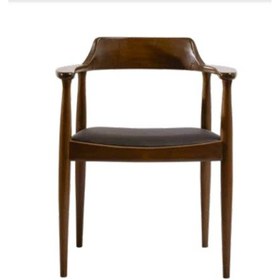 Resim Bengimobilya Sandalye Zus138 Tam Kolçak Model Suni Deri Döşeme Kayın Torna Re 