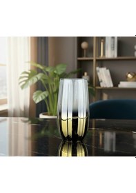 Resim Rova Tr Botanica Serisi 6 Kişilik Özel Tasarım Bardak Seti - Meşrubat Ve Su Bardağı Altın 