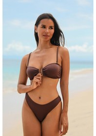 Resim Amarelle Assos Mocha Straplez Bikini Takım Kahverengi 