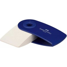 Resim Faber Castell Sleeve 182401 Mavi Beyaz Silgi 