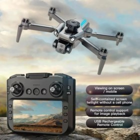 Resim Wirkmarkt T7 Pro Drone Hd Çift Kameralı Gps Wifi Fpv 360° Engel Algılama Katlanabilir Drone Kanat Koruma ve Çanta Hediyeli 