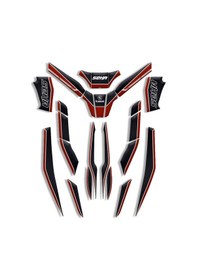 Resim Motosıklet Kaplama Kanuni Seha Uyumlu Tank Pad Full Set 01 
