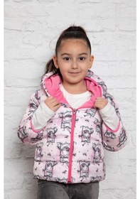 Resim Baskılı İçi Polar Bebe Mont 