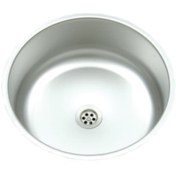 Resim Ekosan K38 Yuvarlak Paslanmaz Eviye + Sifon 