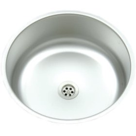 Resim Ekosan K38 Yuvarlak Paslanmaz Eviye + Sifon 
