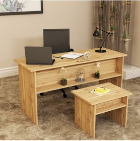 Resim Kalender Dekor Merkür-1-2 Ofis Büro Masası Takımı 