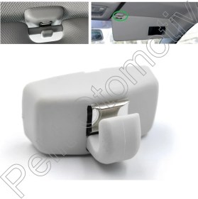 Resim Pelit Otomotiv Bora (1999-2005) Güneşlik Tutucu Klipsi Gri 3B0857561B 