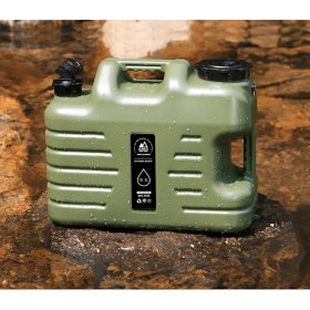 Resim Shufa Açık Su Konteyneri Piknik Kamp Içme Kova Depolama Taşıyıcı Yeşil 18L 