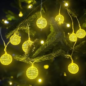 Resim Skygo Yılbaşı LED Işık Disko Topu Günışığı 2m 10 Ampul 