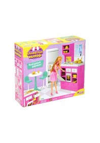 Resim Fen Toys Linda'nın Aksesuarlı Oyuncak Aşçı Mutfak Seti 