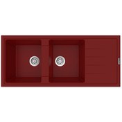 Resim Polex Cristal Lux Granit Eviye P x 116 Bordo 