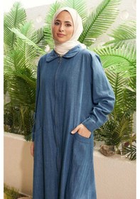 Resim Neways 6463-battal Denim Ferace Koyu Mavi Koyu Mavi 