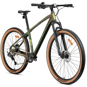 Resim Kron Xc 100 Pro 29 Jant Dağ Bisikleti Shimano Essa 1x8 Hidrolik Disk Fren Mtb 43cm Haki 