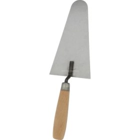 Resim Ahşap Saplı Sıvacı Malası, 24 cm, Paslanmaz Yay Çeliği, Ergonomik Tasarım, Dayanıklı Yapı, Kolay Temizlenebilir, Inşaat Malası 