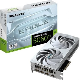 Resim GIGABYTE VGA GeForce RTX™ 5060 Ti EAGLE OC ICE 16GB, 128 Bit, GDDR7, HDMI Ekran Kartı - GV-N506TEAGLEOC ICE-16GD 