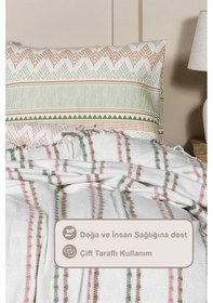 Resim Elart Arden Battaniye Çift Kişilik Pamuklu 200x220 Cm Bej Bej 