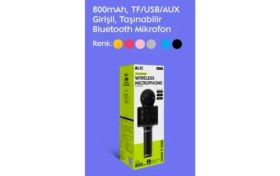 Resim Aydoğan Ticaret44 BLS25 Taşınabilir Bluetooth 800 Mah.tf/usb/aux Girişli Hoparlör 