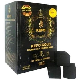 Resim Kefo Gold 3 Adet X 1 kg Hindistan Cevizi Kömürü Nargile Kömürü 
