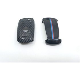 Resim Bmw 3-5 Serisi Anahtarlık Kılıfı Plastik - M Karbon - Şeritli Ya 