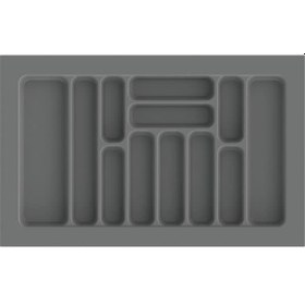 Resim Gri Renk Çekmece İçi Kaşıklık Ve Kepçelik 78x49 Cm 69x40 Ölçülerine Kadar Kesilebilir Gri 