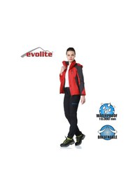 Resim Evolite Diva Bayan 3In1 Gri/Kırmızı Mont (519841091) 