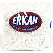 Resim Erkan Kilitli Etiket İpi Beyaz 1000'Li 